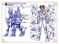 Seiya de Pgaso - 3 armadura