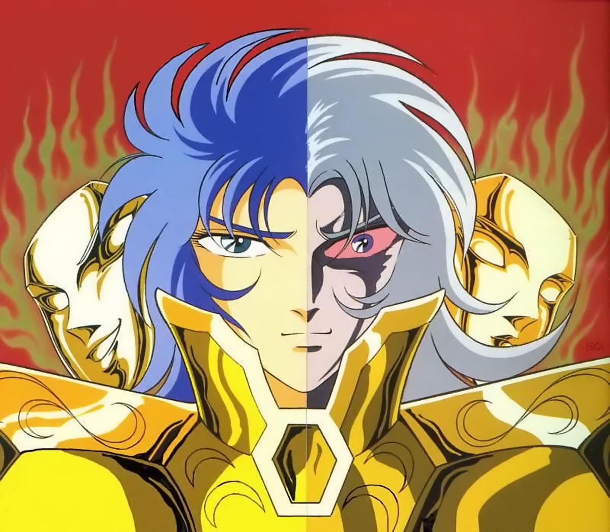 Golden saga. Saint Seiya Gemini Saga. Saint Seiya Evil Saga. Gemini Saga.