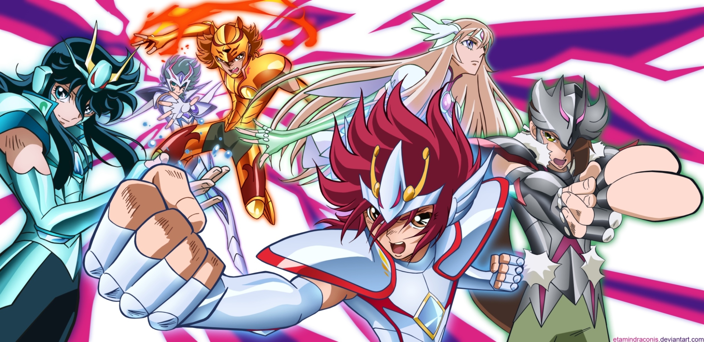 Seiya and Kouga- SAINT SEIYA OMEGA by caiofernando on DeviantArt