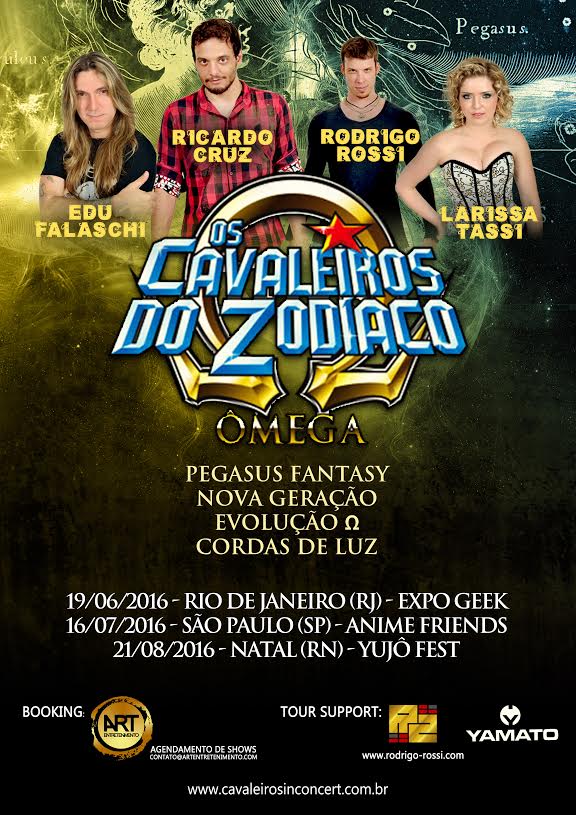  Assista a versão brasileira oficial do tema de  abertura de 'Cavaleiros do Zodíaco Ômega