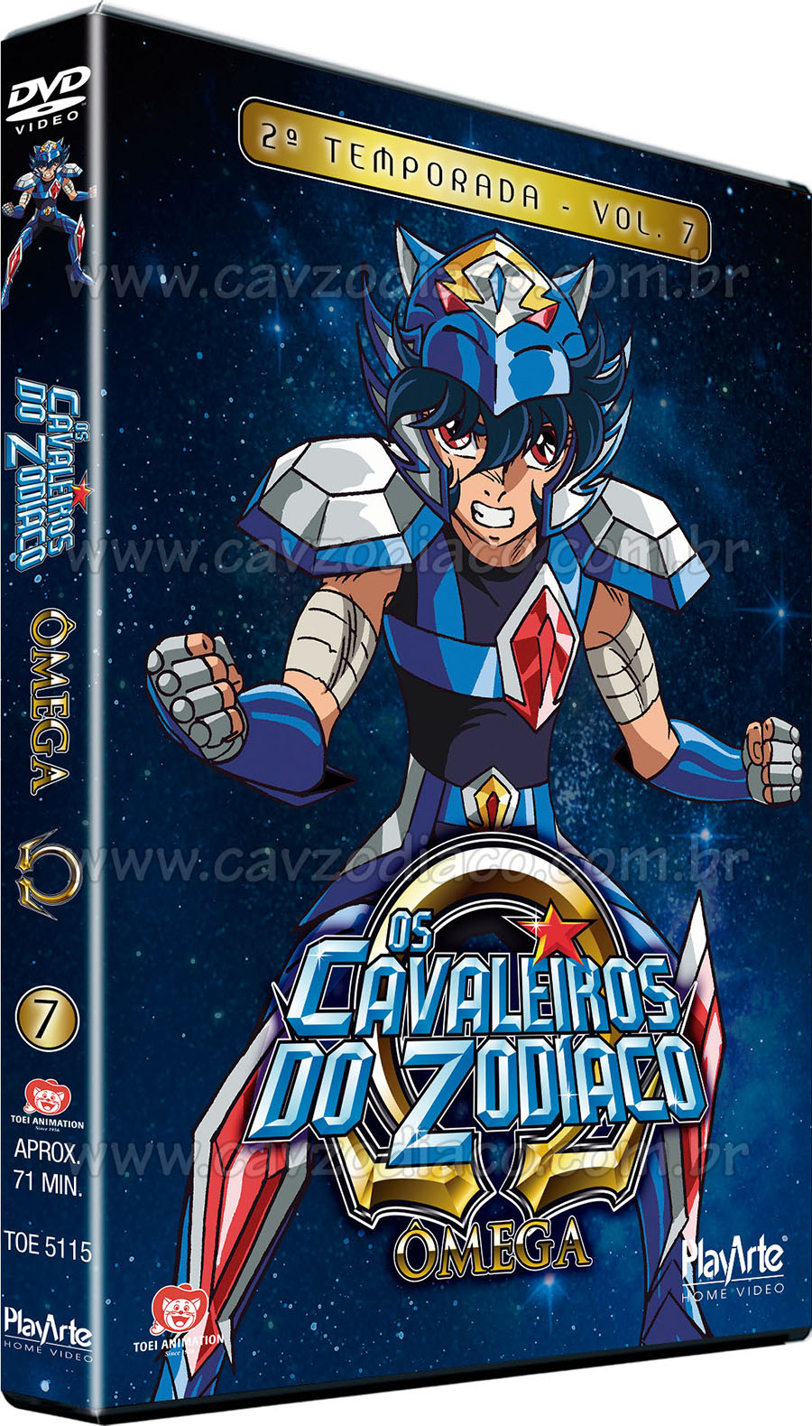DVD - Os Cavaleiros do Zodíaco - Ômega Vol. 3