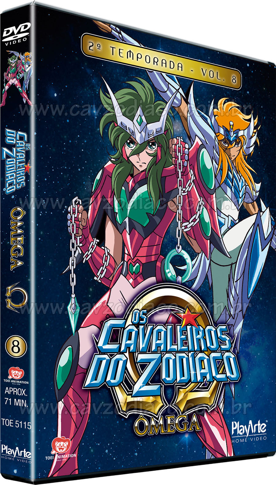 Dvd - Os Cavaleiros Do Zodíaco - Ômega Vol. 13