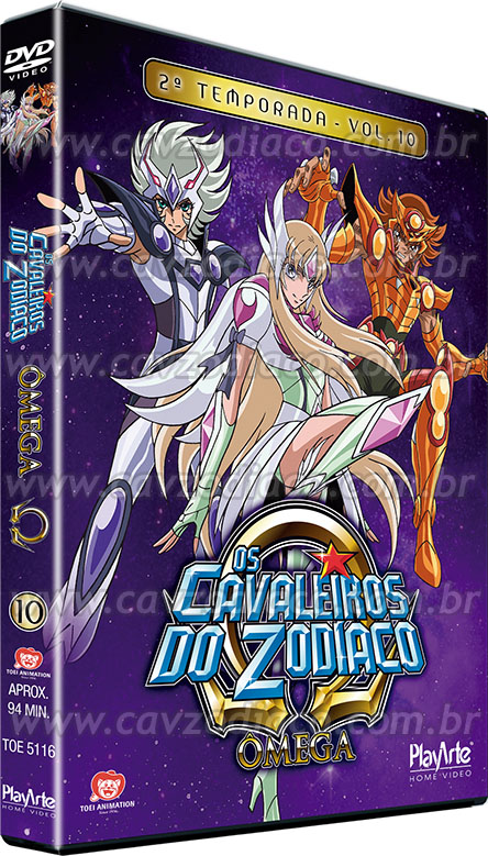 DVD Os Cavaleiros do Zodíaco - Ômega Vol. 3