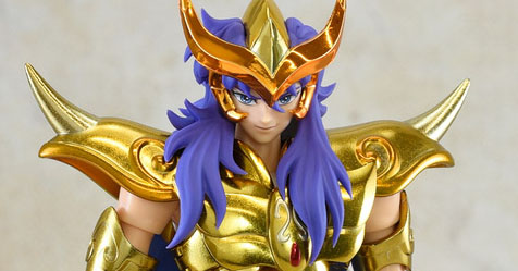 Cloth Myth EX: imagens finais do boneco do Milo de Escorpio na verso Saintia Sh!