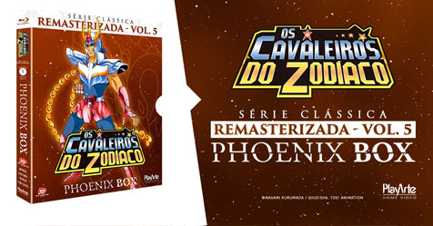 Phoenix Box: pr-venda do Blu-ray e do DVD da ltima caixa remasterizada dos Cavaleiros do Zodaco iniciada!