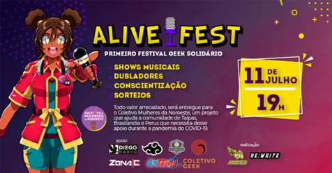 Alive Fest: live beneficente no prximo sbado com os cantores dos Cavaleiros do Zodaco!