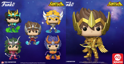 Funko Pop: imagens finais dos Cavaleiros de Bronze + Seiya com Sagitrio confirmado!