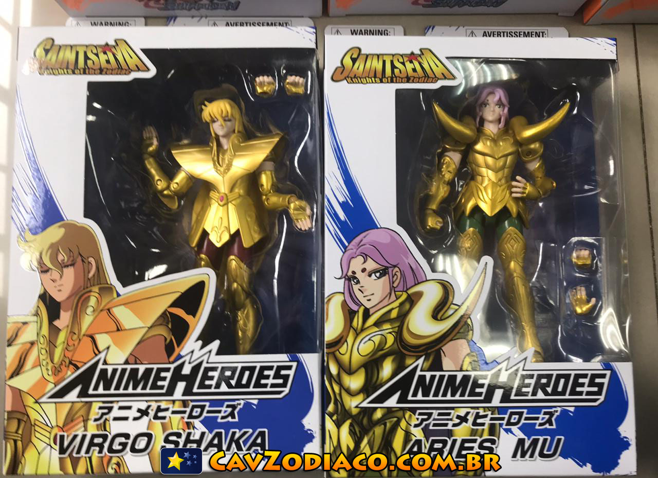 Saint Seiya Anime Heroes Kit Cavaleiros de Ouro