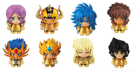 Gashapons: novos bonecos dos Cavaleiros de Ouro sero lanados no Japo!