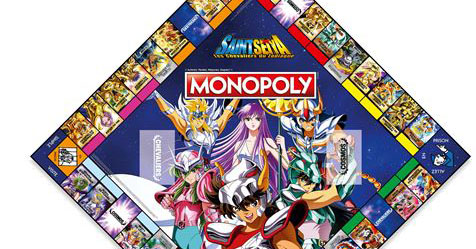 Monopoly: famoso jogo de tabuleiro tematizado com Saint Seiya foi lanado na Frana!