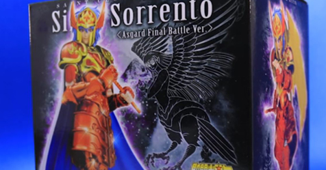 Cloth Myth EX: fotos da caixa do boneco do Sorento de Sirene (verso Asgard Final Battle)!