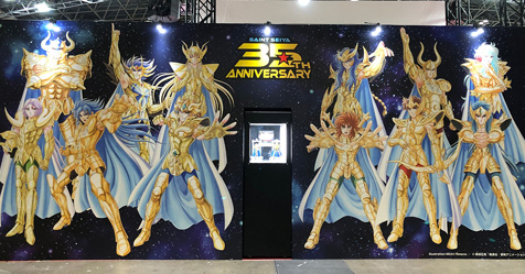 35 anos: Saint Seiya presente em estande da Toei Animation no evento Anime Japan 2022!