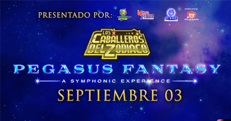 Pegasus Fantasy: concerto sinfnico de Saint Seiya em setembro no Mxico!