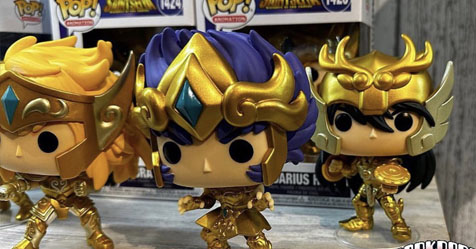 Funko Pop: quatro novos bonecos dos Cavaleiros do Zodaco sero lanados!