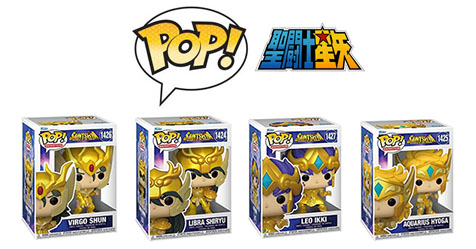 Funko Pop: novas fotos e informaes sobre os novos bonecos dos Cavaleiros do Zodaco!