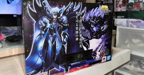 Cloth Myth EX: fotos da caixa e do boneco do deus Thanatos + Pandora!