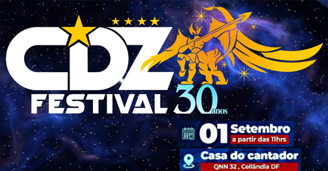 CDZ Festival: cantor Will Kawamura marcar presena em evento comemorativo dos Cavaleiros do Zodaco em Ceilndia!