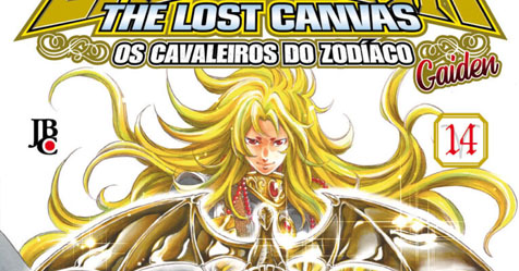 Lost Canvas Gaiden: confira a capa do volume 14 do mang tankobon brasileiro (relanamento)!