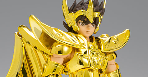 Cloth Myth EX: imagens oficiais do boneco do Seiya de Sagitrio na verso Herdeiro da Armadura de Ouro!