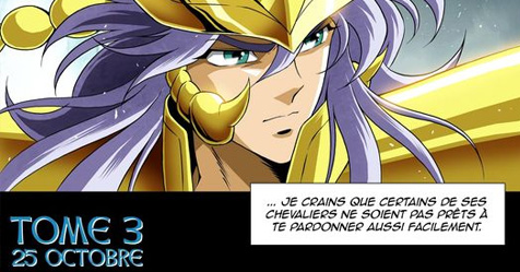 Time Odyssey: 3 volume da HQ oficial dos Cavaleiros do Zodaco confirmado para outubro!